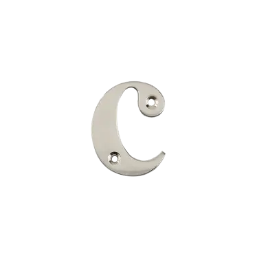 Click Here To Enlarge This Photo Of AR740-C-GRA Hoppe Face Fix Letter C - Graphite Finish (50022180)