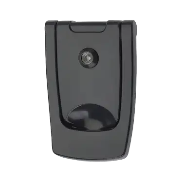 Click Here To Enlarge This Photo Of AR725K-AG Hoppe Designer Knocker With Viewer - Anthracite Grey Finish (50022052)
