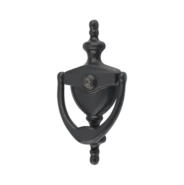 Click Here To Enlarge This Photo Of AR727K-AG Hoppe Traditional Knocker With Viewer - Anthracite Grey Finish (50022118)