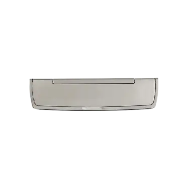 Click Here To Enlarge This Photo Of AR708A-GRA Hoppe 76mm x 310mm Letterplate to suit 44-70mm Thick Doors - Graphite Finish (50021977)