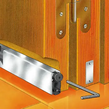 Click Here To Enlarge This Photo Of AFASDB/830 Astroflame ASDB Automatic Door Bottom Seal (37dB) Rebated - 830mm