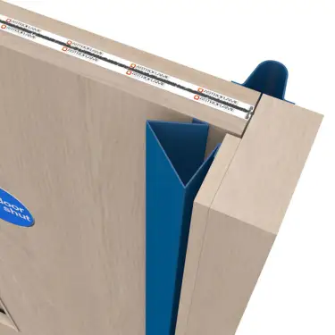 Click Here To Enlarge This Photo Of AFFKBLU Astroflame Commercial 3 Panel Finger Guard (Front) Blue 1960mm