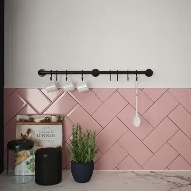 Click Here To Enlarge This Photo Of KU0600AMB Rothley Utensil Rail Kit 19mm x 600mm - Matt Black