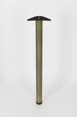 Click Here To Enlarge This Photo Of L183AB Rothley Worktop Table Leg 60mm (Dia) x 870mm (L) - Antique Brass