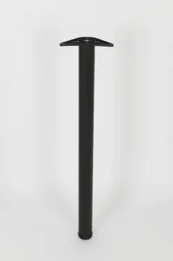 Click Here To Enlarge This Photo Of L183MB Rothley Worktop Table Leg 60mm (Dia) x 870mm (L) - Matt Black