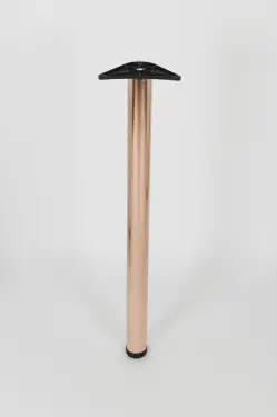 Click Here To Enlarge This Photo Of L183PC Rothley Worktop Table Leg 60mm (Dia) x 870mm (L) - Polished Copper