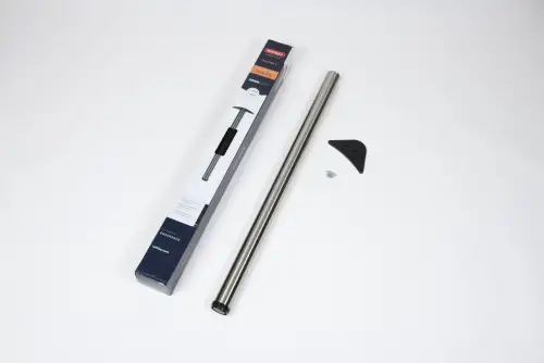 Click Here To Enlarge This Photo Of L183SB Rothley Worktop Table Leg 60mm (Dia) x 870mm (L) - Brushed Stainless Steel