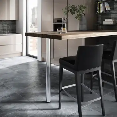 Click Here To Enlarge This Photo Of L183SM Rothley Worktop Table Leg 60mm (Dia) x 870mm (L) - Polished Stainless Steel