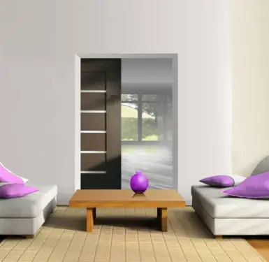 Click Here To Enlarge This Photo Of SD/HS1218WB Rothley Hurkules 120 Single Door Sliding Door Kit 1800mm (120kg)