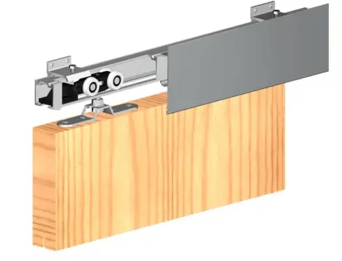 Click Here To Enlarge This Photo Of SD/HS1218WB Rothley Hurkules 120 Single Door Sliding Door Kit 1800mm (120kg)