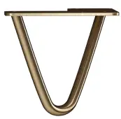 KLHP2100AB/4 Rothley 100mm 2 Pin Hairpin Leg - Antique Brass (Set of 4)