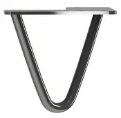 KLHP2100GM/4 Rothley 100mm 2 Pin Hairpin Leg - Gun Metal (Set of 4)