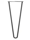KLHP2350GM/4 Rothley 350mm 2 Pin Hairpin Leg - Gun Metal (Set of 4)