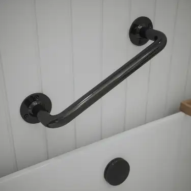 Click Here To Enlarge This Photo Of J401BGM Rothley 305mm x 25mm Grab Rail Gun Metal (SS)