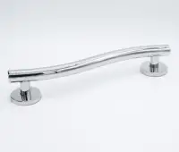 J436FSM Rothley 457mm x 32mm Curled Grab Rail - Polished Stainless Steel