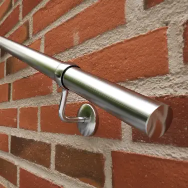 Click Here To Enlarge This Photo Of KBS3600B Rothley Stainless Steel 'Baroque' Handrail Kit (3 x 1.2mtr) Brushed Finish (Internal/External)