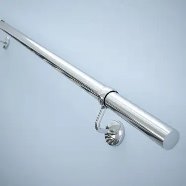 Click Here To Enlarge This Photo Of KPS3600B Rothley Stainless Steel 'Baroque' Handrail Kit (3 x 1.2mtr) Polished Stainless Steel (Internal/External)