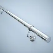 KPS3600B Rothley Stainless Steel 'Baroque' Handrail Kit (3 x 1.2mtr) Polished Stainless Steel (Internal/External)