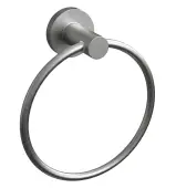BTR10SB Rothley Round Towel Ring Brushed Silver 155mm