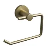 BTR20BR Rothley Round Toilet Roll Holder Satin Brass