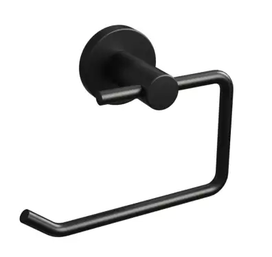 Click Here To Enlarge This Photo Of BTR20MB Rothley Round Toilet Roll Holder Matt Black