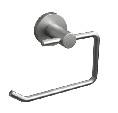 Click Here To Enlarge This Photo Of BTR20SB Rothley Round Toilet Roll Holder Brushed Silver
