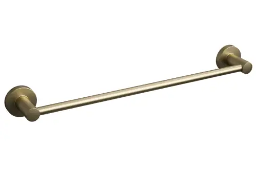 Click Here To Enlarge This Photo Of BTR40BR Rothley Round Towel Rail 450mm Satin Brass