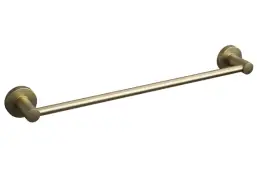BTR40BR Rothley Round Towel Rail 450mm Satin Brass