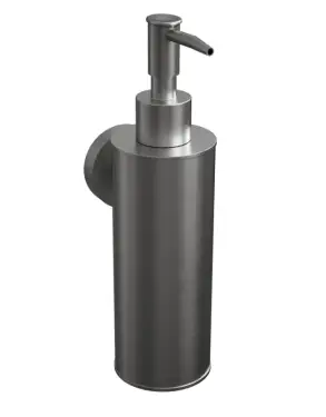 Click Here To Enlarge This Photo Of BTR50SB Rothley Round Soap Dispenser 180ml Brushed Silver