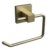 BTS20BR Rothley Square Toilet Roll Holder Satin Brass