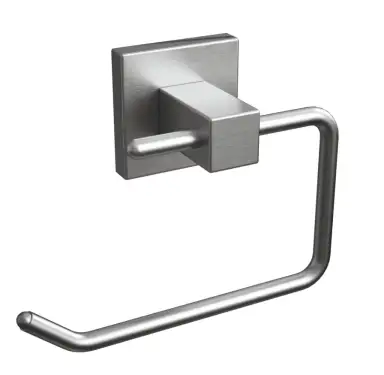 Click Here To Enlarge This Photo Of BTS20SB Rothley Square Toilet Roll Holder Brushed Silver