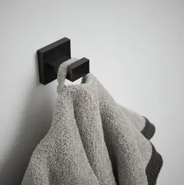 Click Here To Enlarge This Photo Of BTS30MB Rothley Square Robe Hook Matt Black