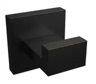 BTS30MB Rothley Square Robe Hook Matt Black
