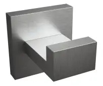BTS30SB Rothley Square Robe Hook Brushed Silver