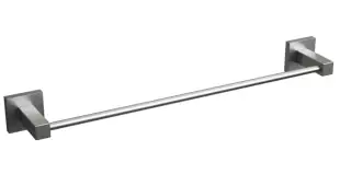 BTS40SB Rothley Square Towel Rail 450mm Brushed Silver
