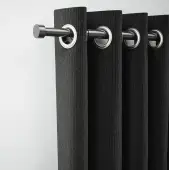 CEMGMSFGM Rothley Extendable Curtain Pole Kit 1250-2160mm Gun Metal with Stud