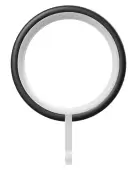 CRINGMB Rothley Curtain Rings (Box of 10) Matt Black