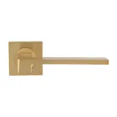 SZM370SB - Carlisle Brass Serozzetta 'Equi' Lever on Square Rose Satin Brass
