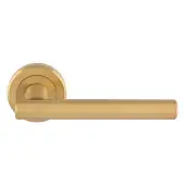 ZIN3121SB - Carlisle Brass Serozzetta 'Philadelphia' Lever On Rose Satin Brass