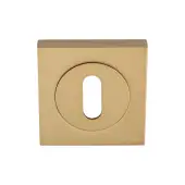 SZM003SQSB - Carlisle Brass Serozzetta Square Standard Lock Profile Escutcheon Satin Brass