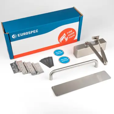 Click Here To Enlarge This Photo Of FDPC2 - Carlisle Brass Eurospec FD30 Commercial Fire Door Pack - Push/Pull