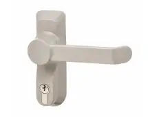 BRITON 1413.LE.SE Lever Operated Outside Access Device - Silver