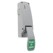 BRITON 1438.SE Single Door Push Pad Panic Latch - Silver