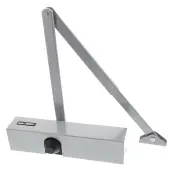 BRITON 2003V.SES Adjustable Power Size 2-4 Overhead Door Closer - Silver