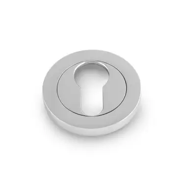Click Here To Enlarge This Photo Of AW390PC - Alexander & Wilks Escutcheon Euro Profile on 50x6mm Rose - Polished Chrome