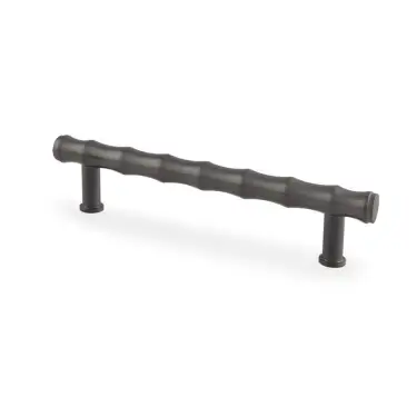 Click Here To Enlarge This Photo Of AW809B-128-DBZPVD - Alexander & Wilks Crispin Bamboo T-bar Cupboard Pull Handle - Dark Bronze - 128mm Centres