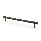 AW809B-224-DBZPVD - Alexander & Wilks Crispin Bamboo T-bar Cupboard Pull Handle - Dark Bronze - 224mm Centres