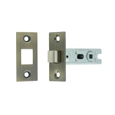Click Here To Enlarge This Photo Of BTD25AB Carlisle Brass Eurospec 64mm Bolt Through Tubular Mortice Deadbolt - Antique Brass