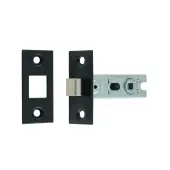 BTD25MB - Carlisle Brass Eurospec 64mm Bolt Through Tubular Mortice Deadbolt - Matt Black