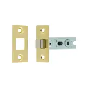 BTD25SB - Carlisle Brass Eurospec 64mm Bolt Through Tubular Mortice Deadbolt - Satin Brass